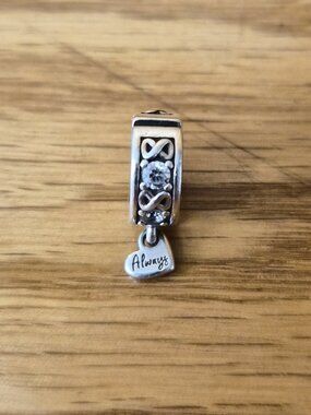 Pandora Family Always Pavé Clip Charm S925 ALE Retired Discontinued Romantic